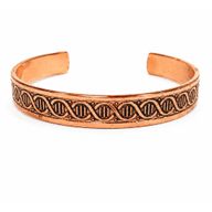 Armbänder aus massivem Kupfer Nomad Energy Collection Gravuren (verschiedene)