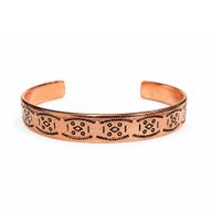 Armbänder aus massivem Kupfer Nomad Energy Collection Gravuren (verschiedene)