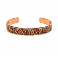 Armbänder aus massivem Kupfer Nomad Energy Collection Gravuren (verschiedene)