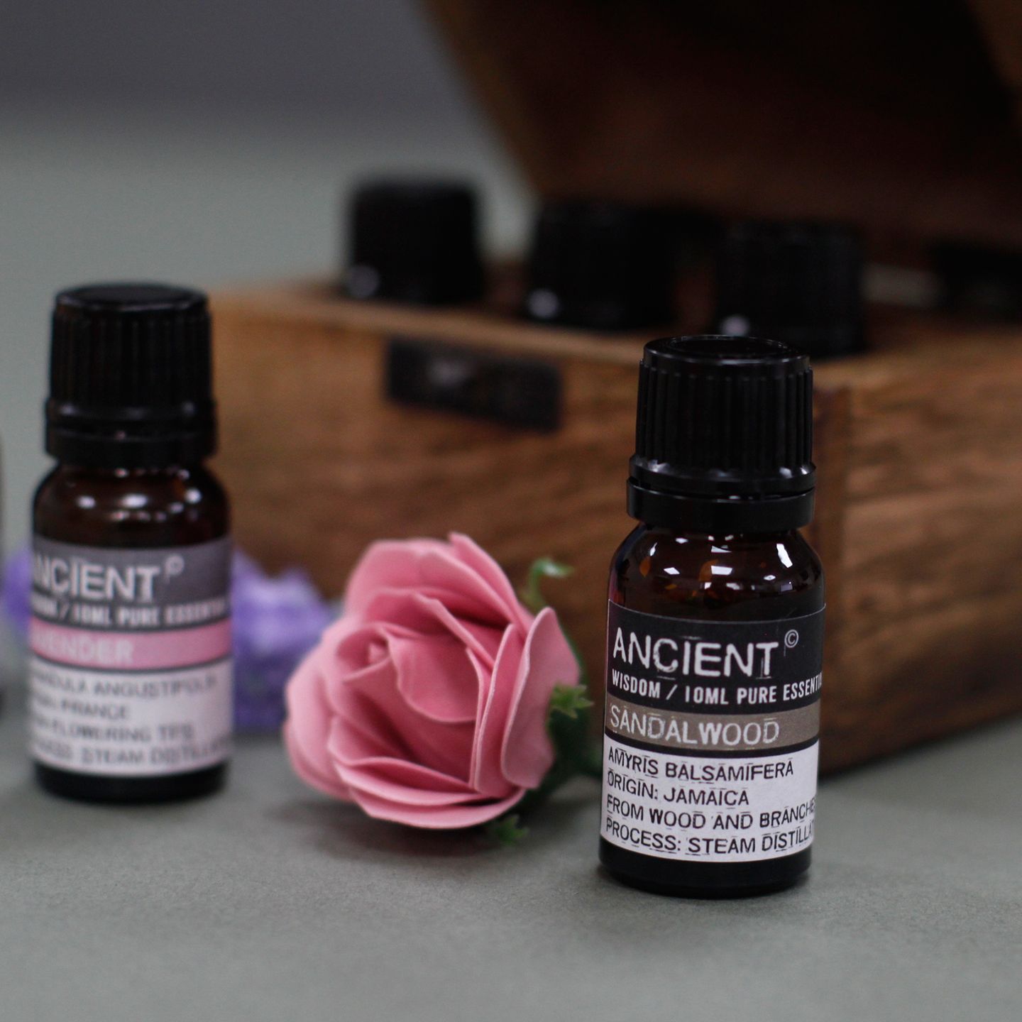 Mangoholz Aromatherapie Boxen
