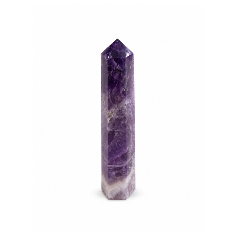 Edelstein-Sechsflächige Obelisk-Spitzen ca. 11 cm - Amethyst