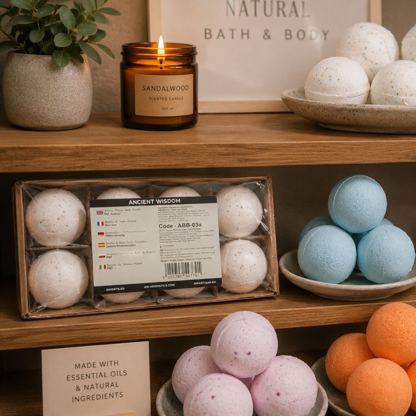 Aromatherapie Badetränke Badekugeln