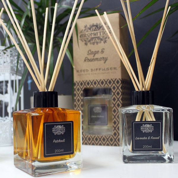 Aromatische Lufterfrischer mit Rattanstäben 200ml