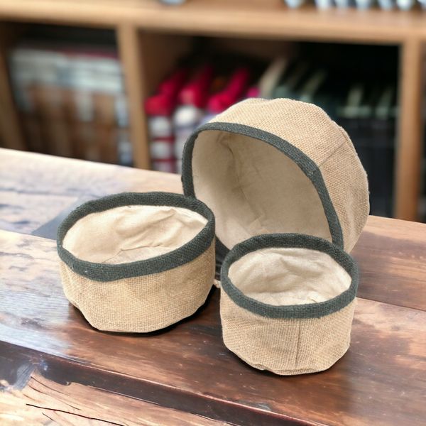 Jute-Körbe