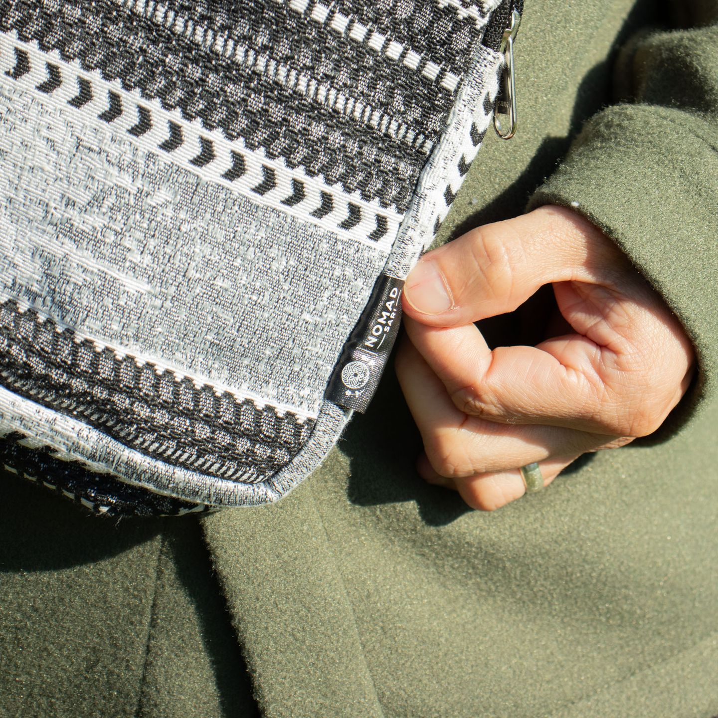 Nomad Sari Jacquard natürliche Taschen