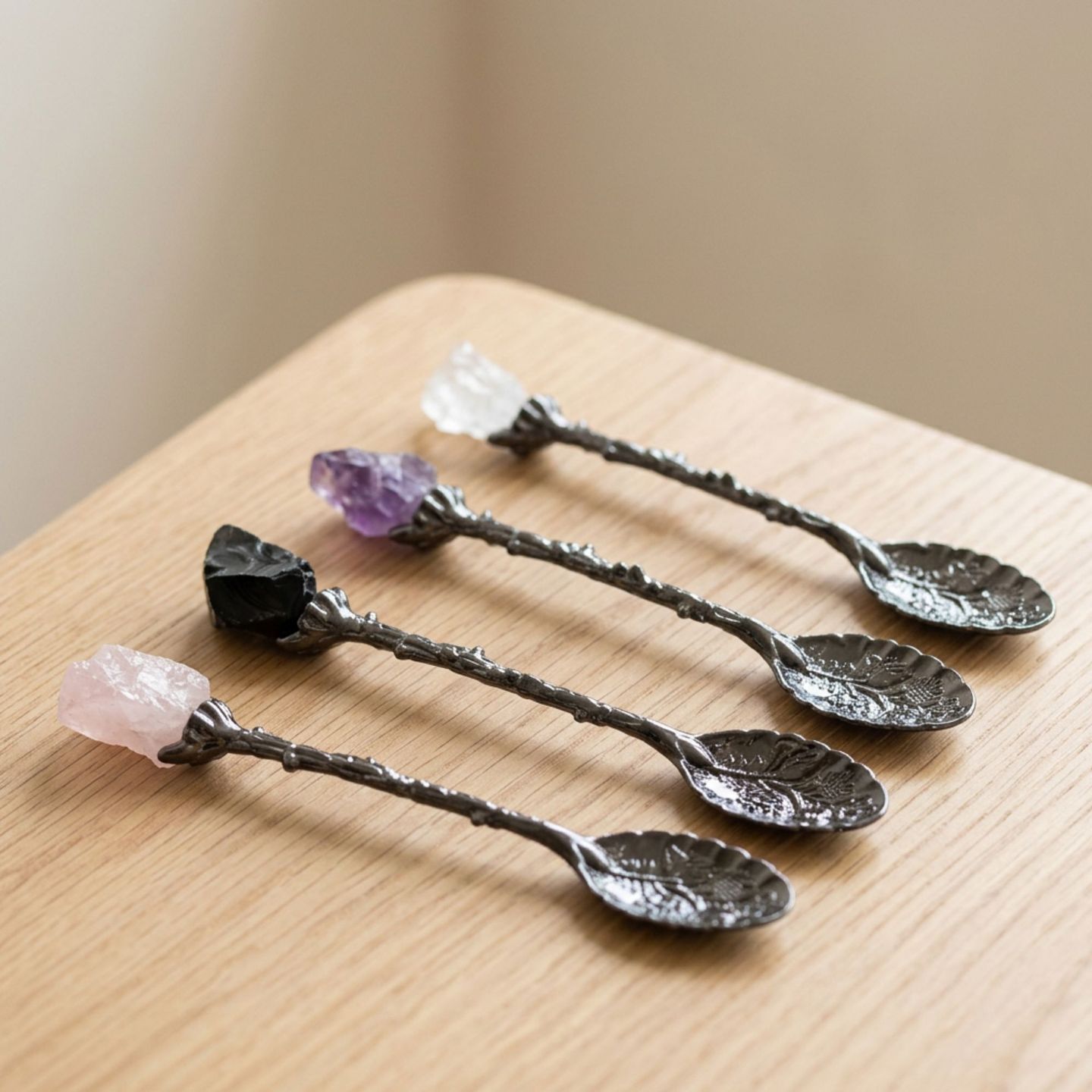 Grossahndel Edelstein-Hexenlöffel-Sets