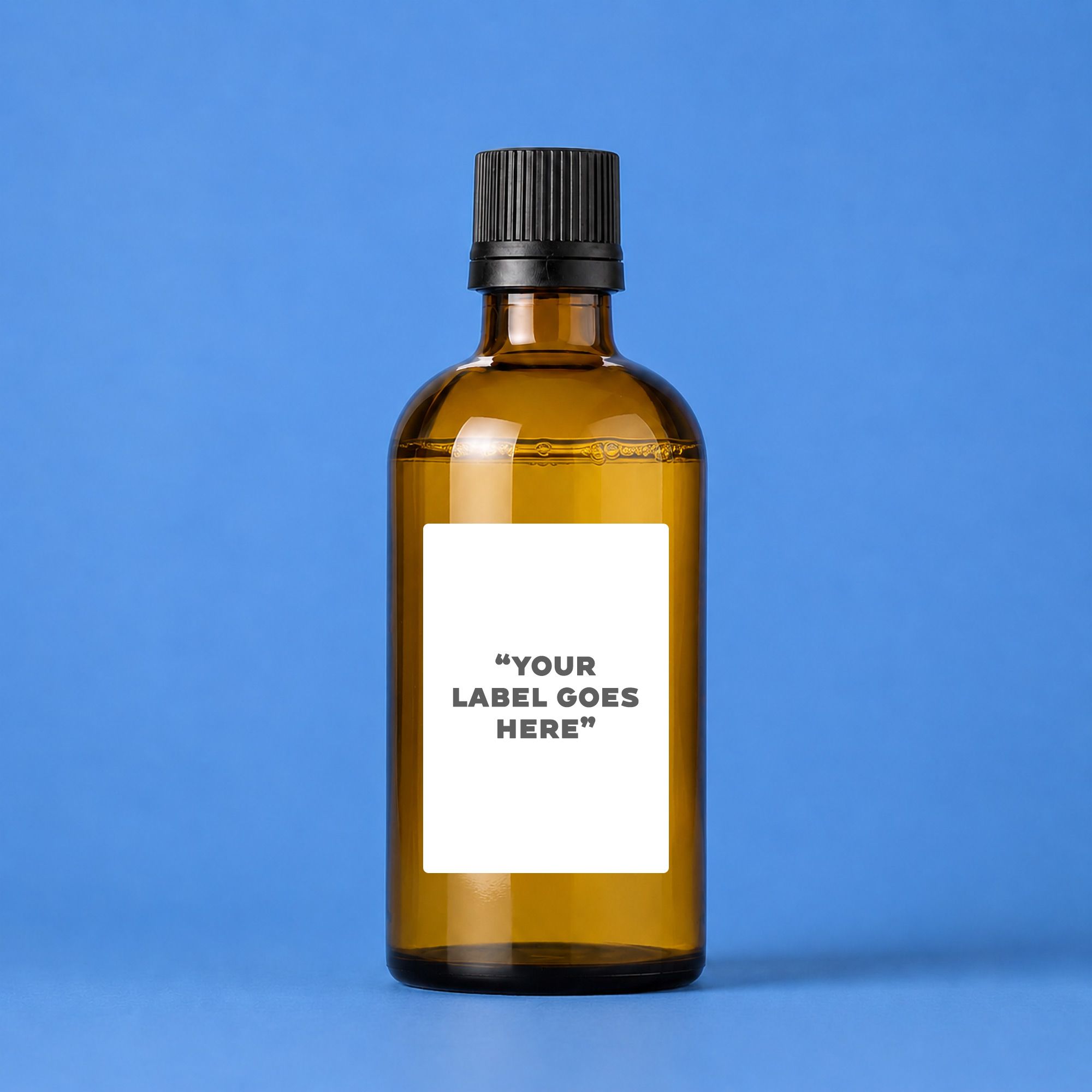 Masssage- und Badeöle - 100ml Flaschen- ohne Etikett