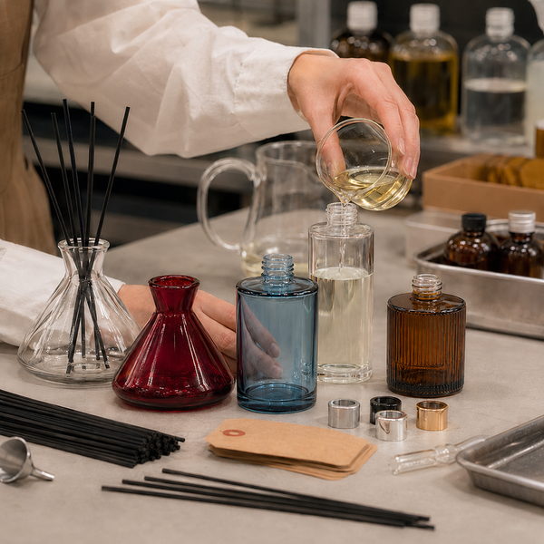 Diffusionsflasche und Diffusordeckel