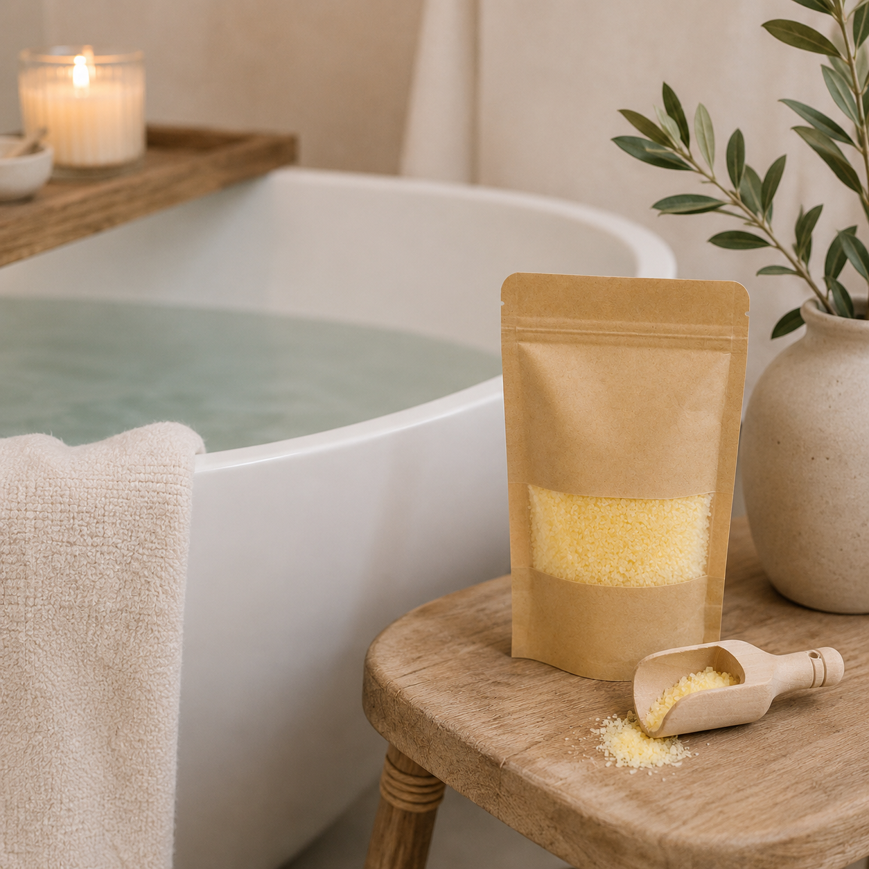 Aromatherapiebadesalze 350g - Ohne Etikett