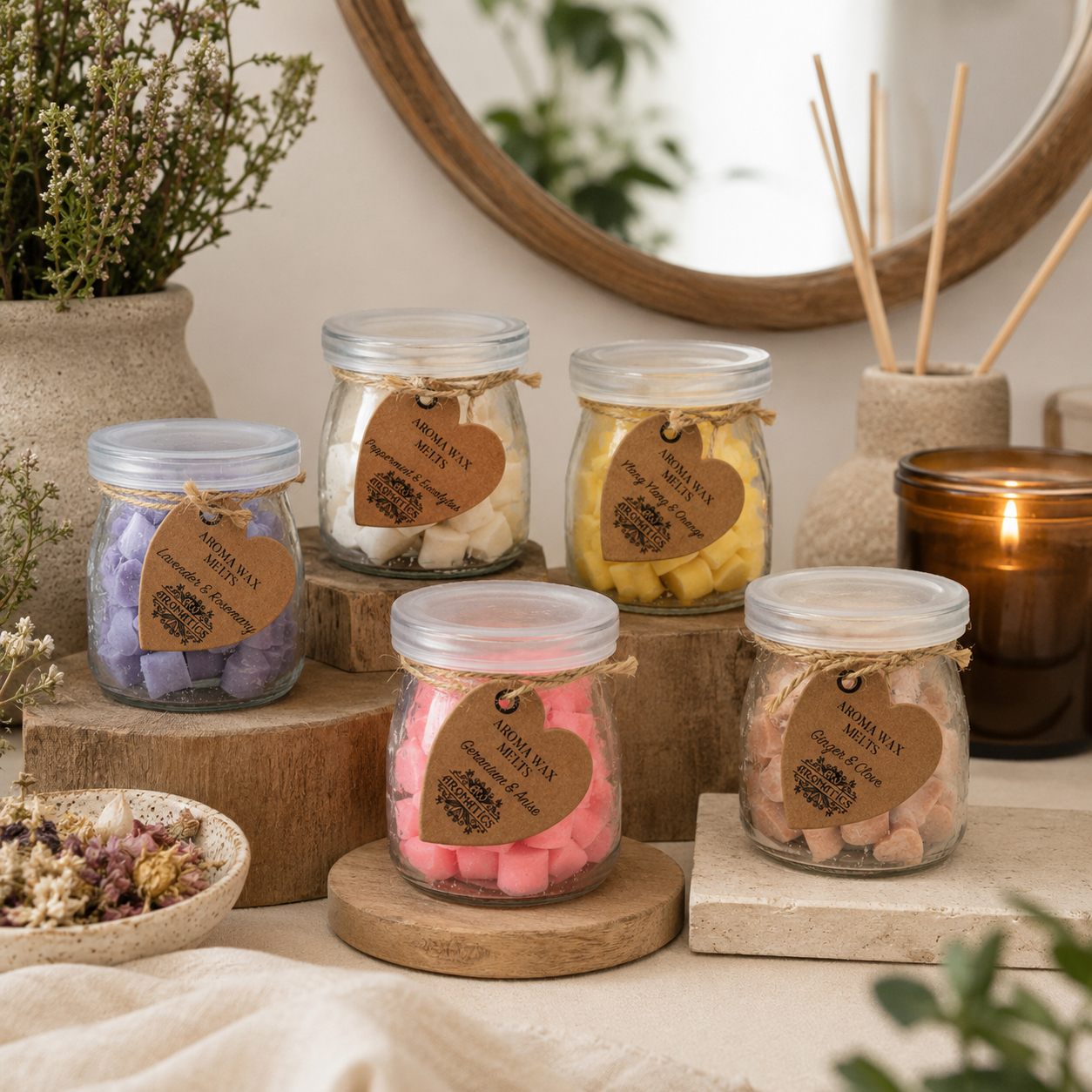 Aromatherapie- Duftwachs