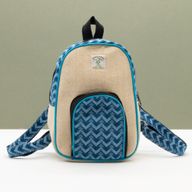 Mittlerer Kathmandu-Rucksack - Dhaka-Design (30×21×9 cm)