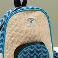 Mittlerer Kathmandu-Rucksack - Dhaka-Design (30×21×9 cm)