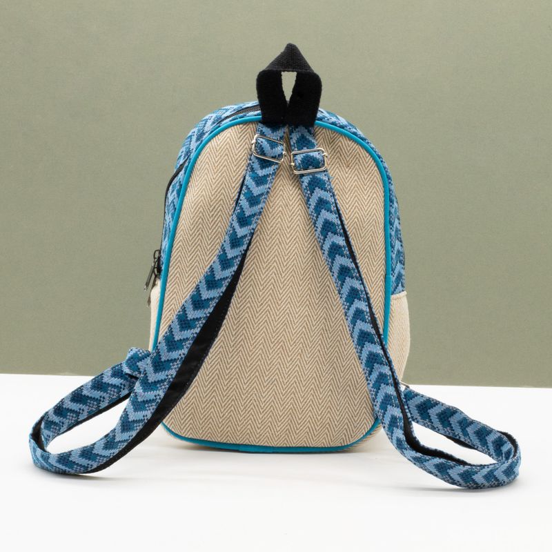 Mittlerer Kathmandu-Rucksack - Dhaka-Design (30×21×9 cm)