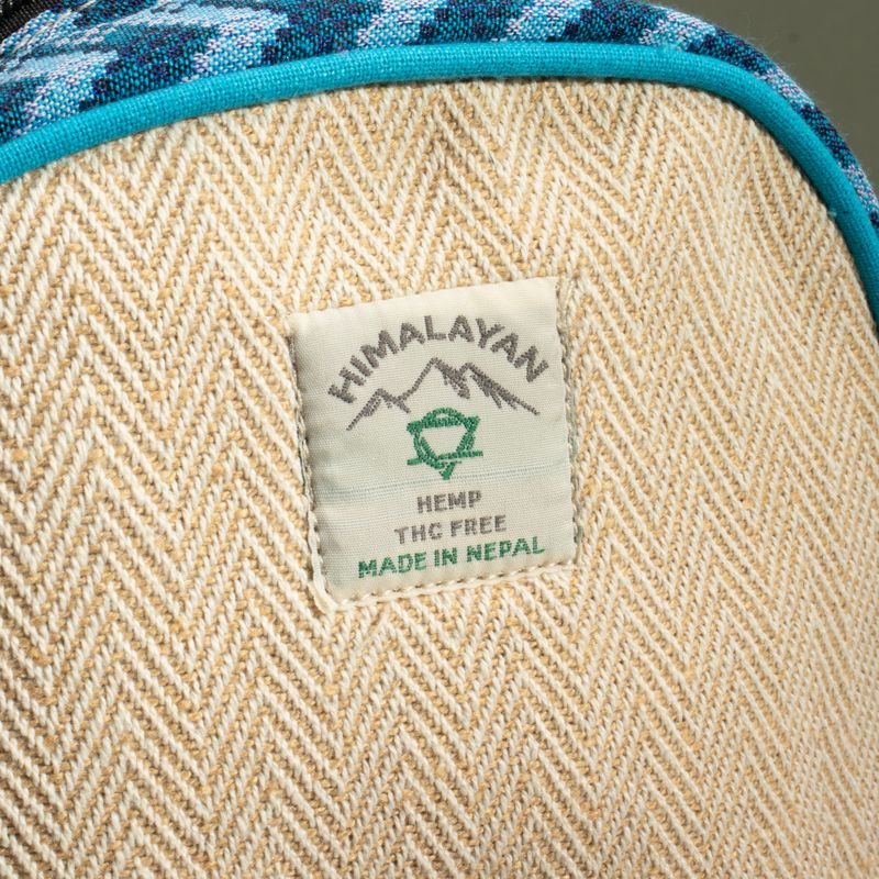 Mittlerer Kathmandu-Rucksack - Dhaka-Design (30×21×9 cm)