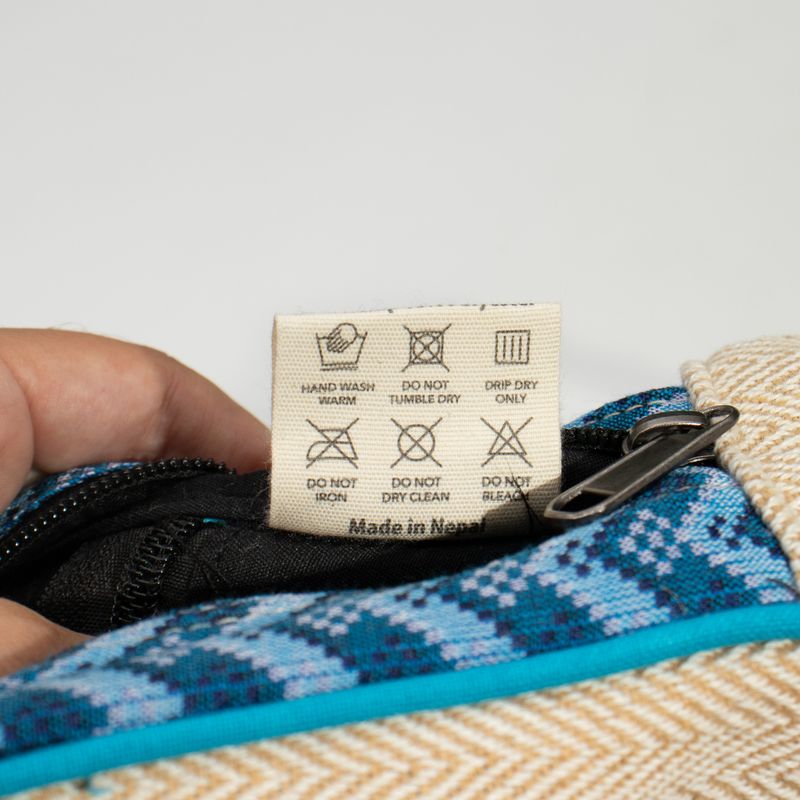 Mittlerer Kathmandu-Rucksack - Dhaka-Design (30×21×9 cm)