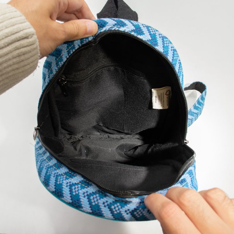 Mittlerer Kathmandu-Rucksack - Dhaka-Design (30×21×9 cm)