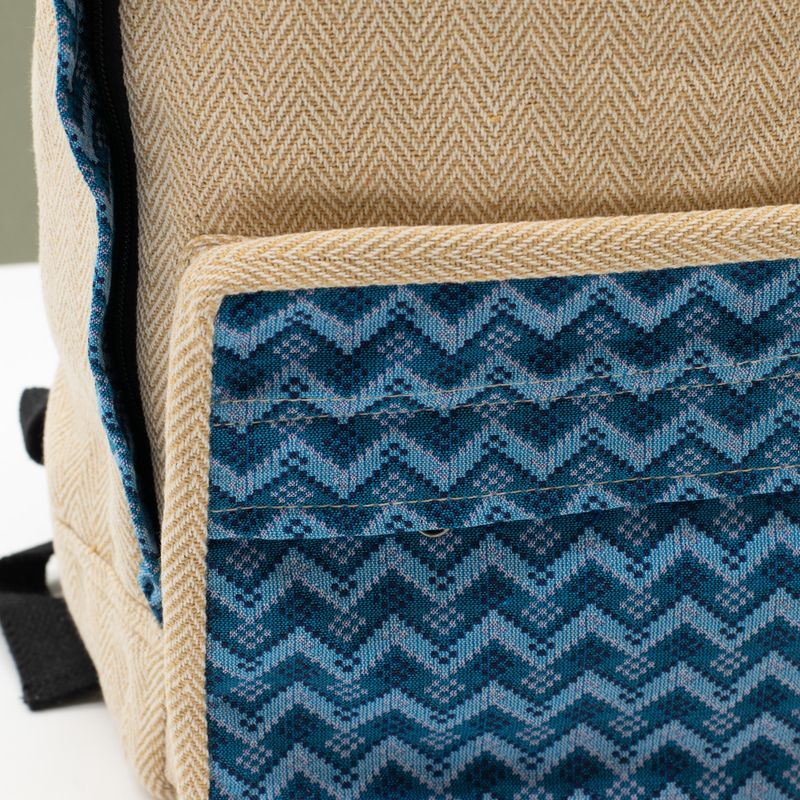 Großer Kathmandu-Rucksack - Dhaka-Design (39x28x13 cm)