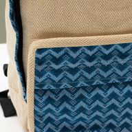 Großer Kathmandu-Rucksack - Dhaka-Design (39x28x13 cm)