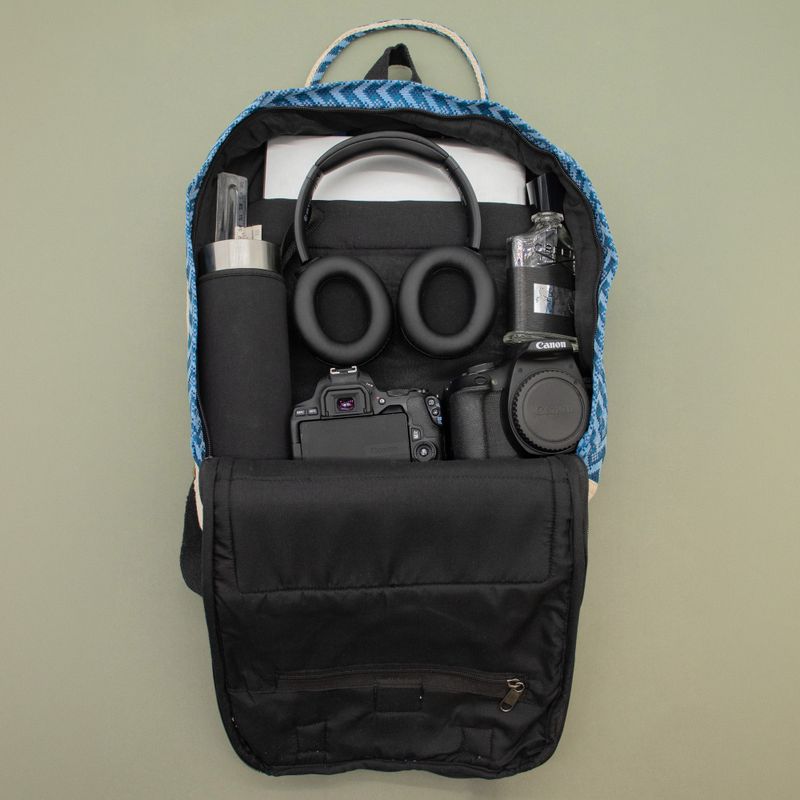 Großer Kathmandu-Rucksack - Dhaka-Design (39x28x13 cm)