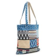 Patchwork Kathmandu Tragetasche – Dhaka-Design (37x38 cm)