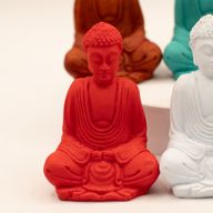 matt Mini Buddha (verschiedene Farben)