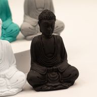 matt Mini Buddha (verschiedene Farben)