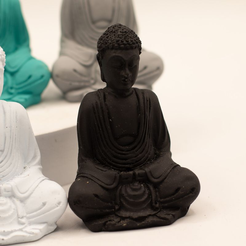 matt Mini Buddha (verschiedene Farben)