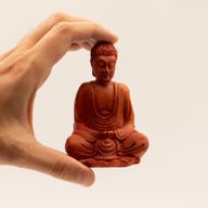 matt Mini Buddha (verschiedene Farben)