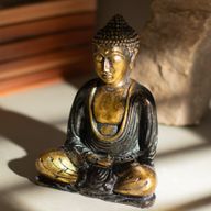 Schwarz & Gold Buddha - Medium