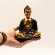 Schwarz & Gold Buddha - Medium