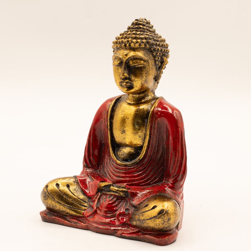 Rot & Gold Buddha - Mittel