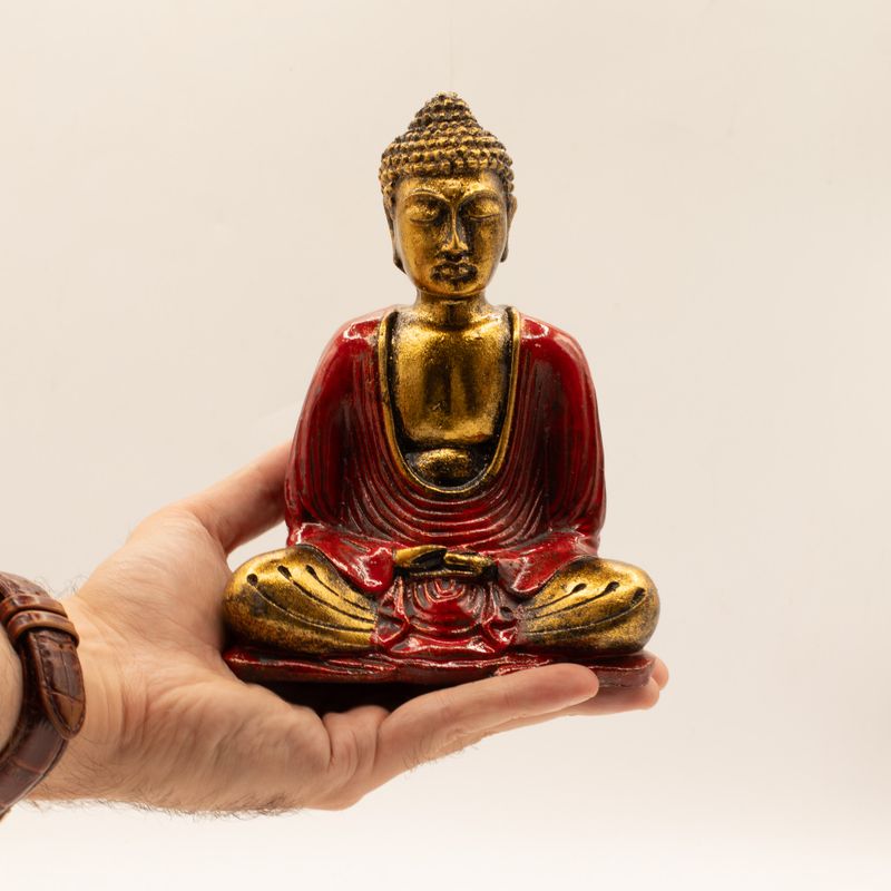 Rot & Gold Buddha - Mittel