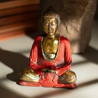 Rot & Gold Buddha - Mittel