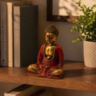 Rot & Gold Buddha - Mittel