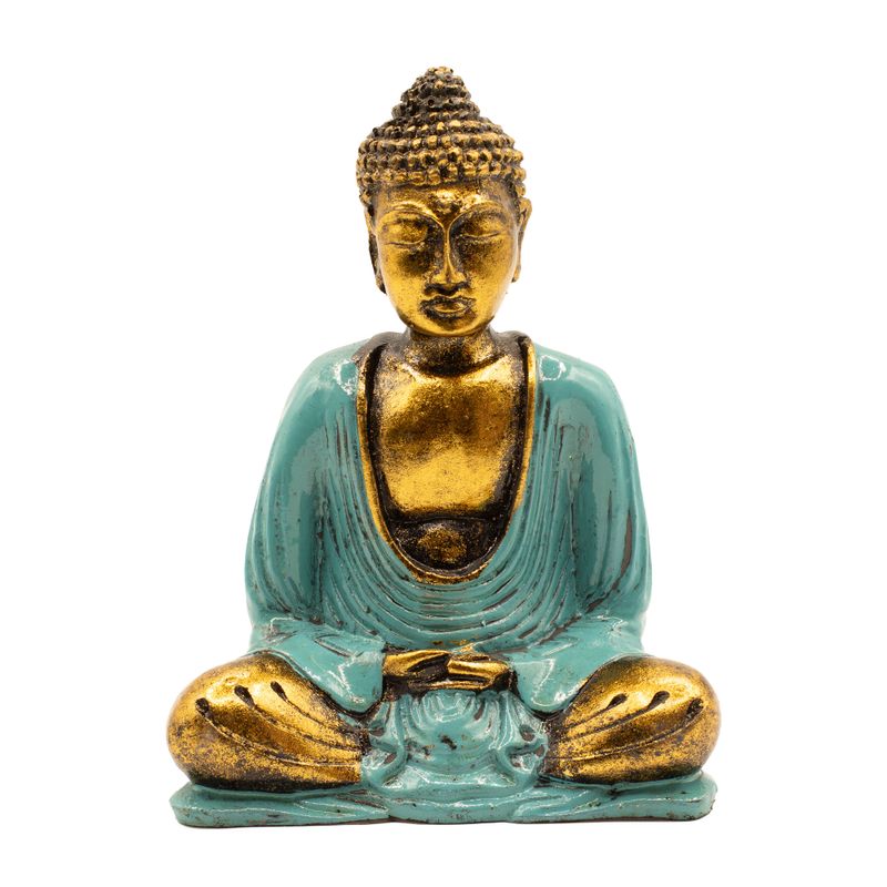 Türkis & Gold Buddha - Mittel