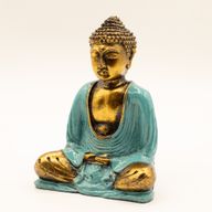 Türkis & Gold Buddha - Mittel