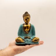 Türkis & Gold Buddha - Mittel