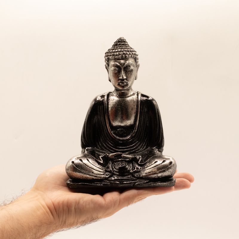 Schwarz & Grau Buddha - Mittel