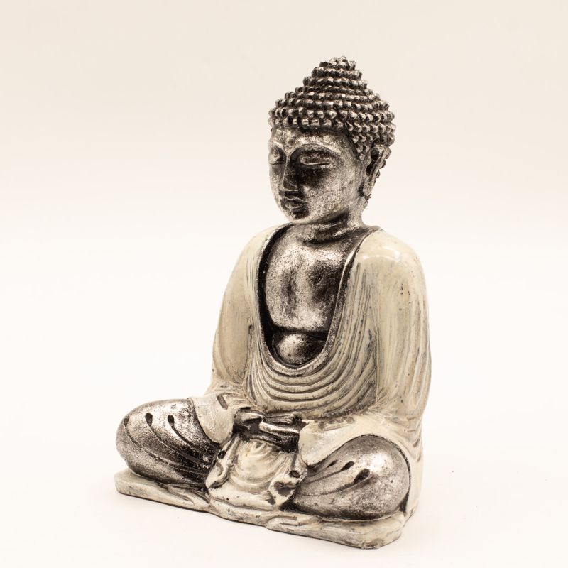 Weiß und Grau Buddha - Mittel