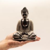 Weiß und Grau Buddha - Mittel