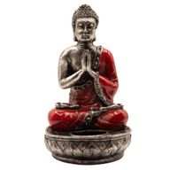 Buddha-Kerzenhalter - Rot - Mittel