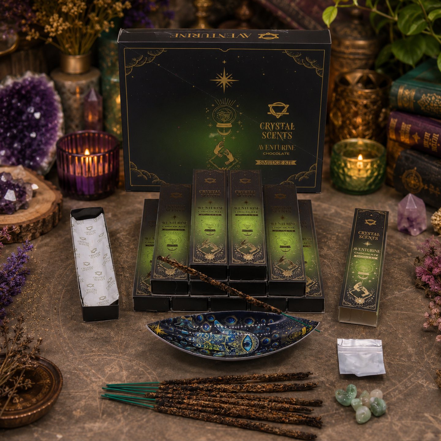 Großhandel Crystal Scents Räucherstäbchen
