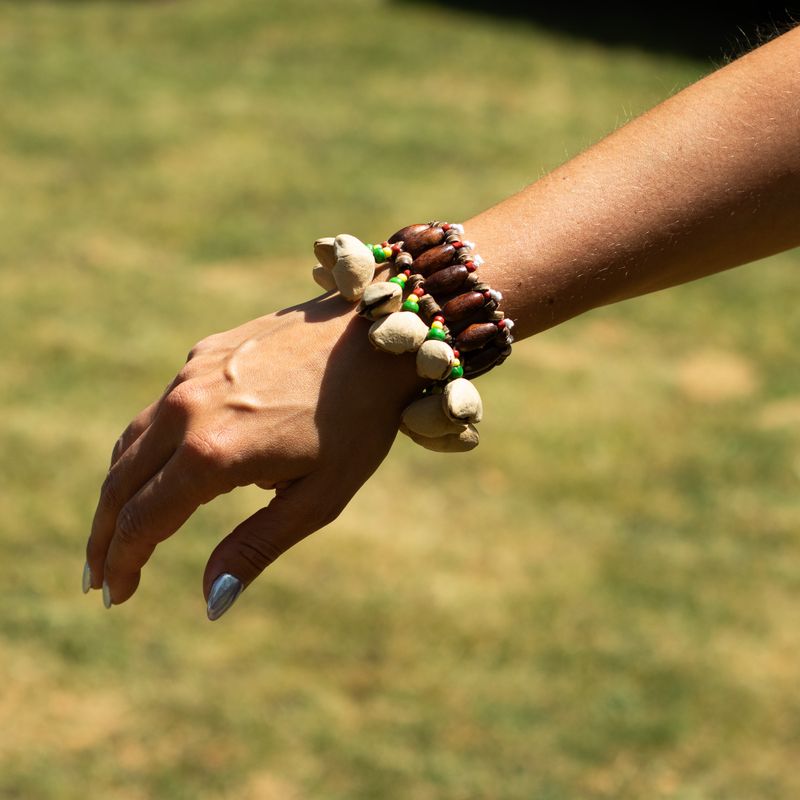 Kenari Shell Hand Shaker - Rassel-Armband (15 Stück)