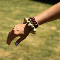 Kenari Shell Hand Shaker - Rassel-Armband (15 Stück)