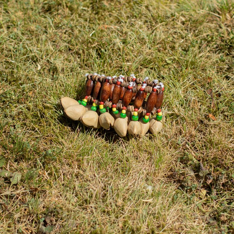 Kenari Shell Hand Shaker - Rassel-Armband (15 Stück)