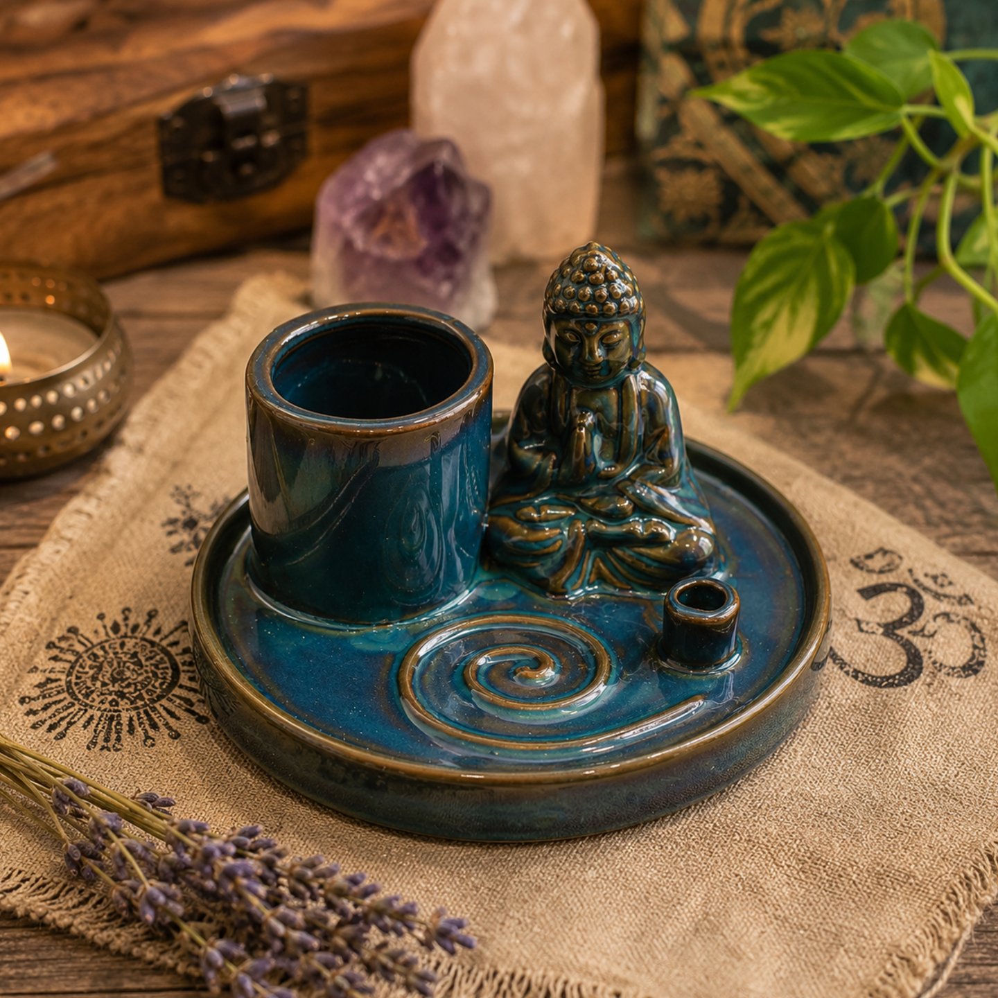 Großhandel Mehrzweck-Buddha-Räucherstäbchenhalter