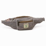 Gürteltasche (oder Hüfttasche) im Baumwoll-Hanf-Stil - Blau
