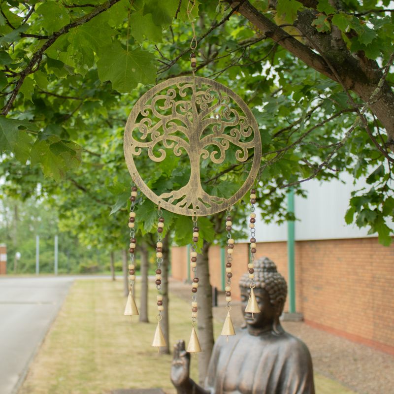 Indische Glockenklänge - Großes Baum-des-Lebens-Glockenklänge - 25 cm