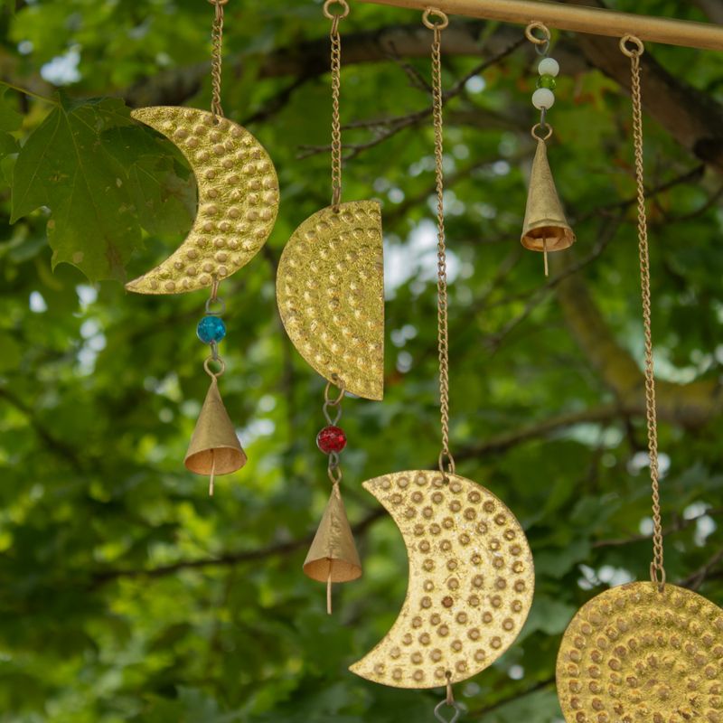 Indische Glocken - Messing-Mondphasen-Glocken - 43×40 cm