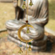 Indische Windspiele - Moon Drop - 10 Glocken - 6,5 x 63 cm